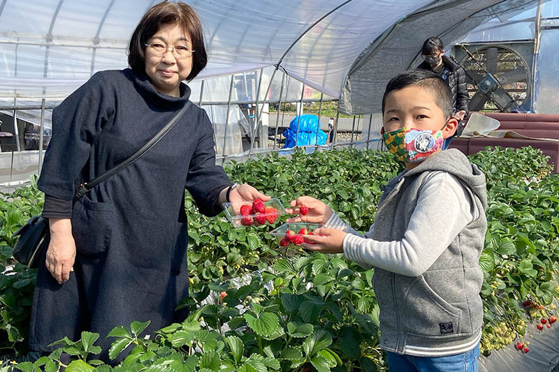 苺の山盛り食べるの楽しみだね